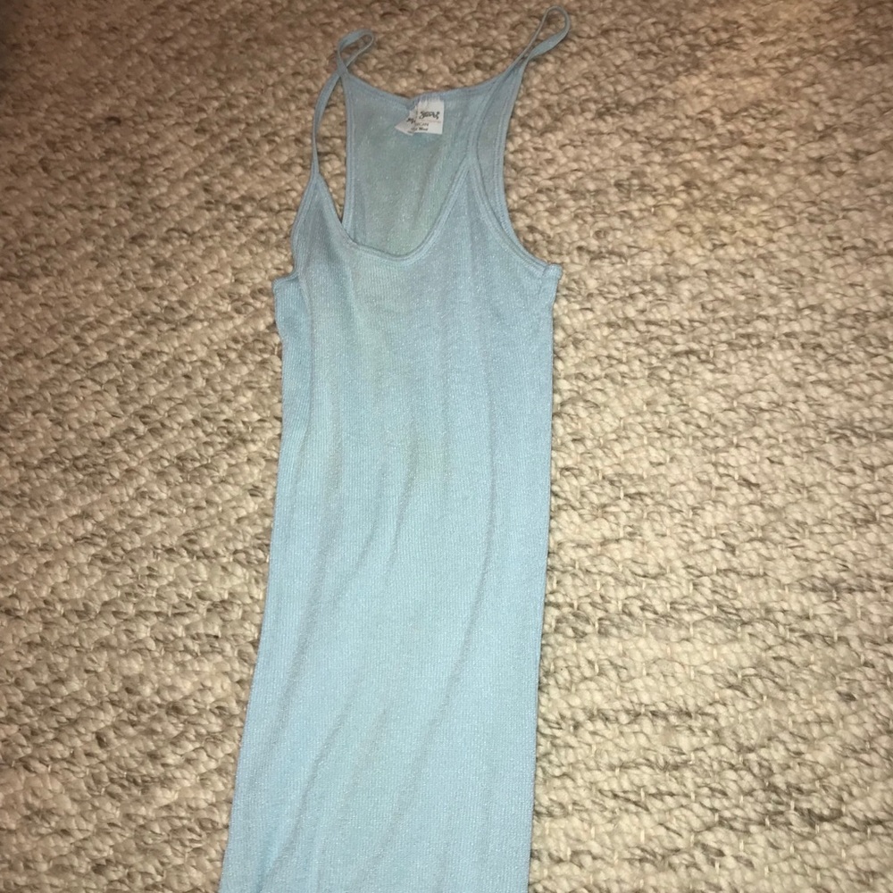 cute blue tank top